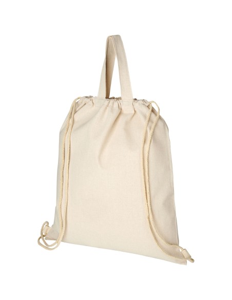 Mochila de cuerdas de algodón reciclado de 210 g/m² 6L "Pheebs"