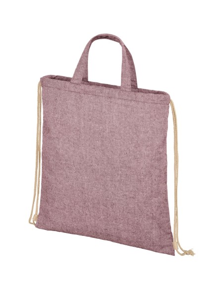 Mochila de cuerdas de algodón reciclado de 210 g/m² 6L "Pheebs"