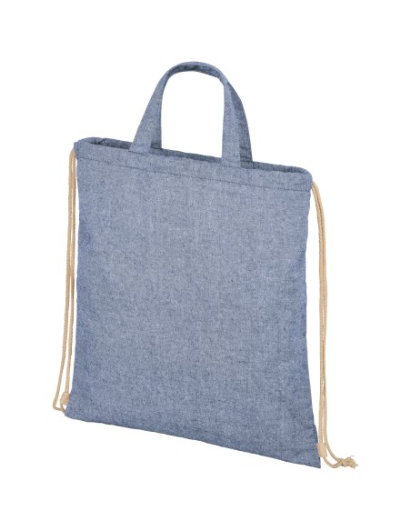 Mochila de cuerdas de algodón reciclado de 210 g/m² 6L "Pheebs"