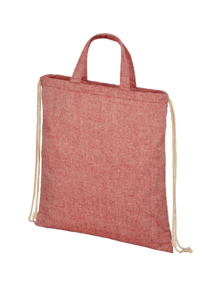 Mochila de cuerdas de algodón reciclado de 210 g/m² 6L "Pheebs"