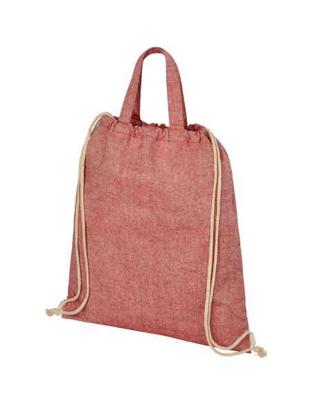 Mochila de cuerdas de algodón reciclado de 210 g/m² 6L "Pheebs"