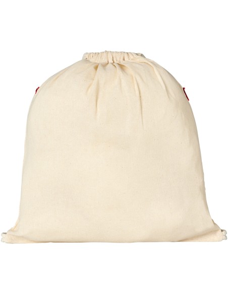 Mochila de cuerdas de algodón 100 g/m² con cremallera "Oregon"