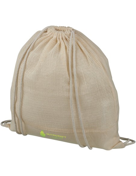 Mochila de cuerdas de algodón de malla "Maine"