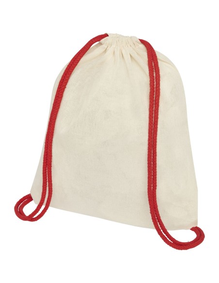 Mochila de cuerdas de colores de algodón de 100 g/m² 5L "Oregon"