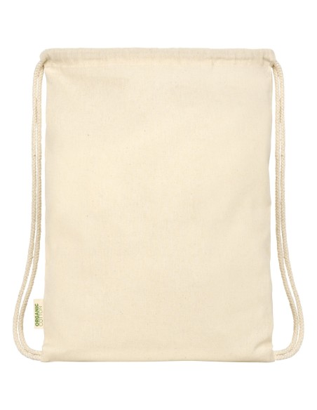 Mochila de cuerdas de algodón orgánico GOTS de 100 g/m² 5L "Orissa"