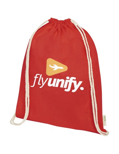 Mochila de cuerdas de algodón orgánico GOTS de...