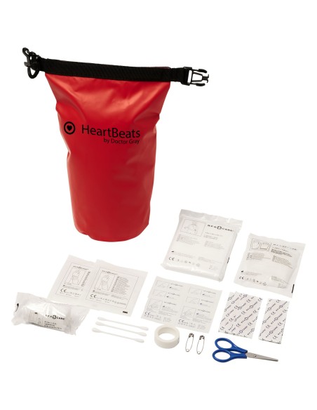 Bolsa impermeable con 30 elementos de primeros auxilios "Alexander"