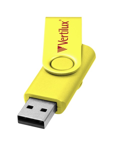 Memoria USB metálica de 2 GB "Rotate"