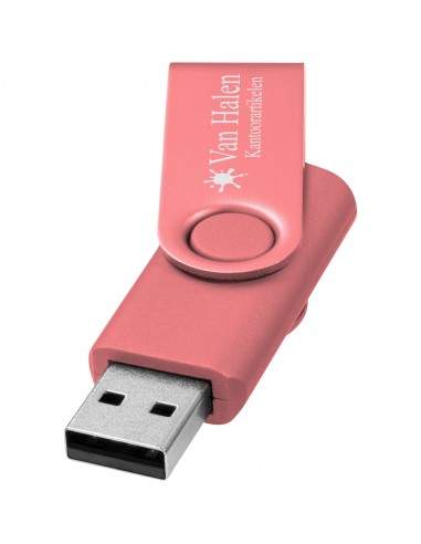 Memoria USB metálica de 2 GB "Rotate"