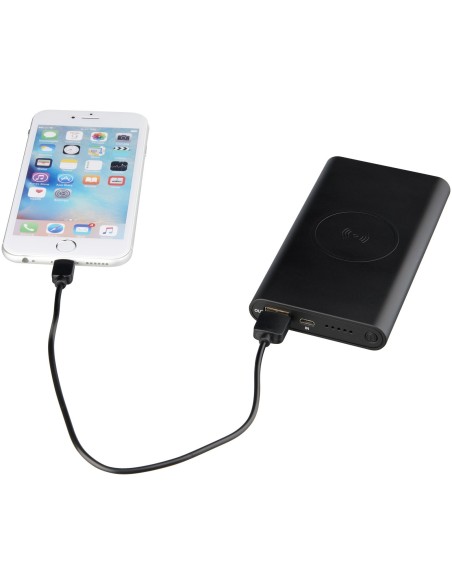 Batería externa inalámbrica retroiluminada 4000 mAh "Glisten"
