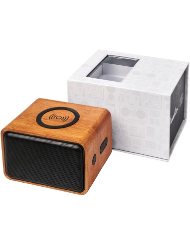 Altavoz con base de carga inalámbrica "Wooden"