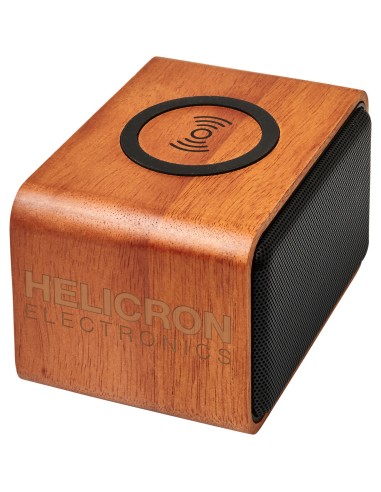 Altavoz con base de carga inalámbrica "Wooden"