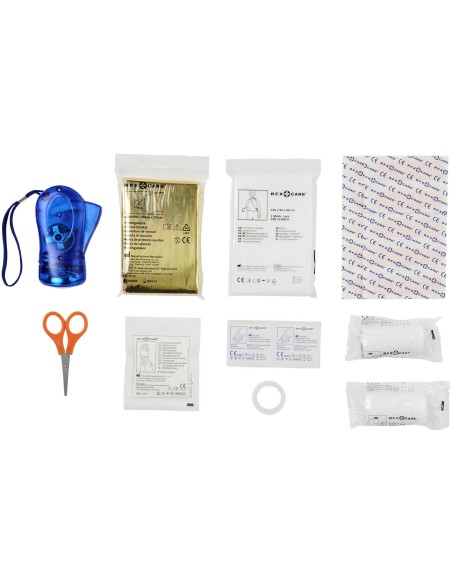Kit de primeros auxilios de 47 piezas y chaleco reflectante de seguridad "Handies"