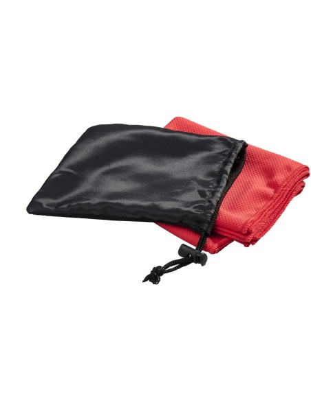 Toalla refrescante en bolsa de malla "Peter"
