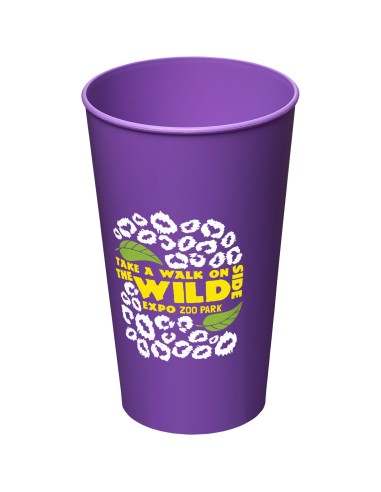 Vaso de plástico de 375 ml Arena