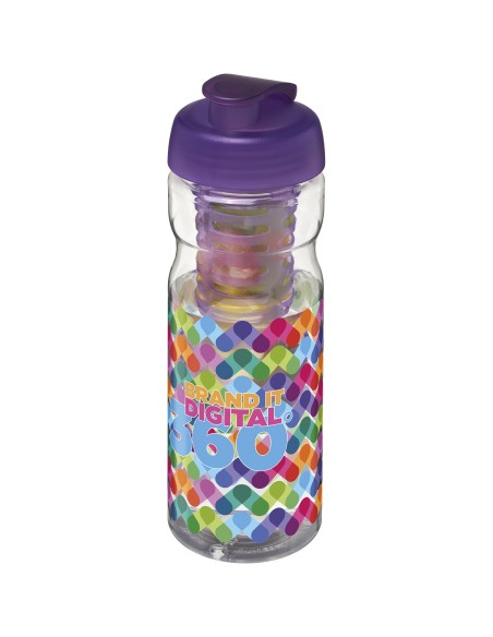 H2O Active® Base Bidón deportivo e infusor con Tapa Flip de 650 ml
