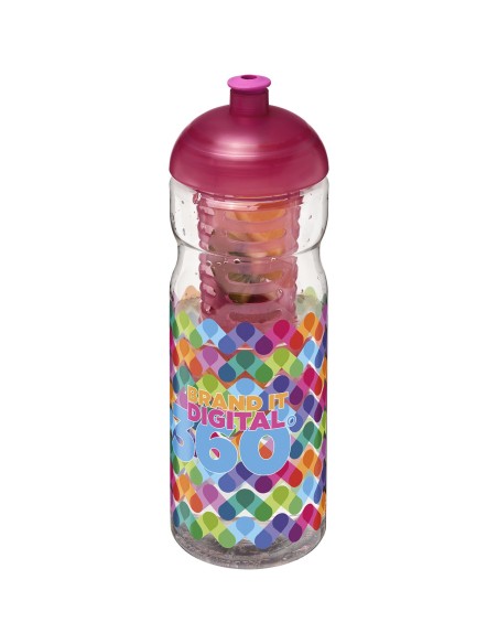 H2O Active® Base Bidón deportivo e infusor con Tapa Dome de 650 ml