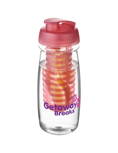H2O Active® Pulse Bidón deportivo e infusor con Tapa Flip de 600 ml