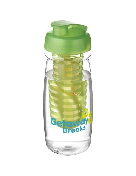 H2O Active® Pulse Bidón deportivo e infusor con Tapa Flip de 600 ml