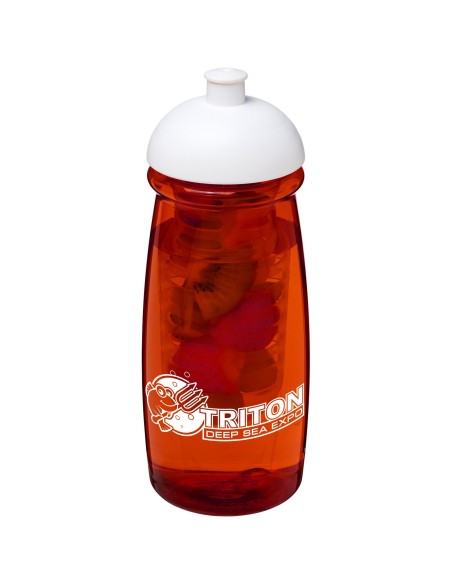 H2O Active® Pulse Bidón deportivo e infusor con Tapa Dome de 600 ml