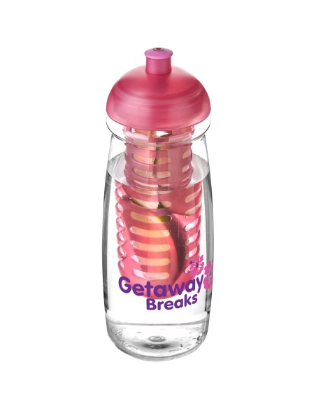 H2O Active® Pulse Bidón deportivo e infusor con Tapa Dome de 600 ml