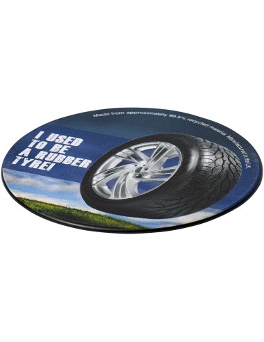 Brite-Mat® Posavasos redondo con material de...