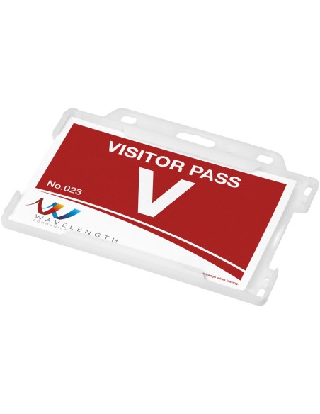 Porta credenciales plástico "Vega"