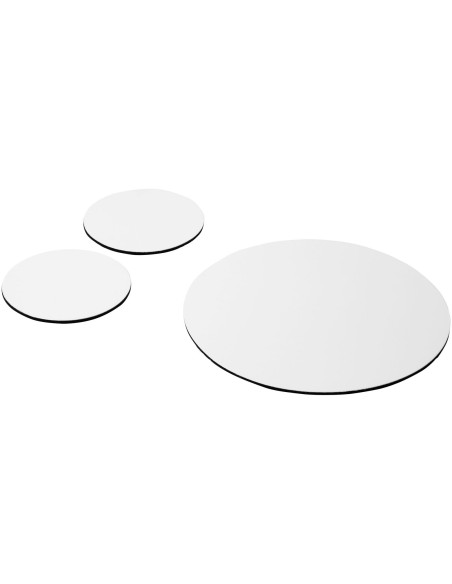 Combo 5 de alfombrilla para ratón y juego de posavasos Q-Mat®