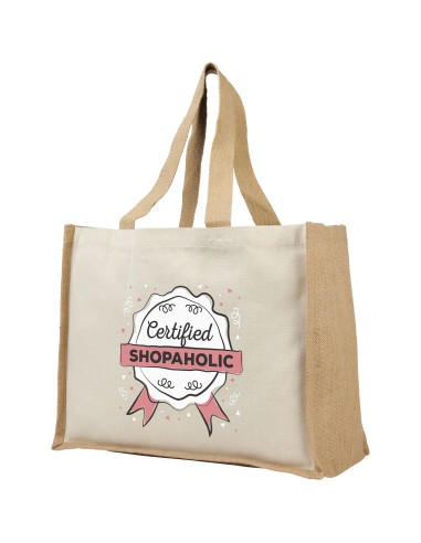Bolsa Tote para compras de lona y yute de 320...
