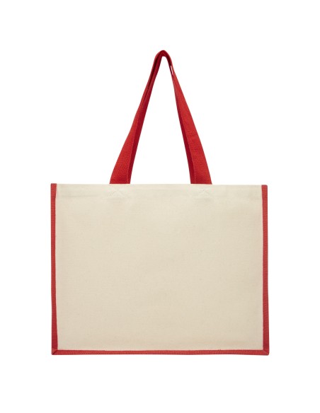 Bolsa Tote para compras de lona y yute de 320 g/m² "Varai"
