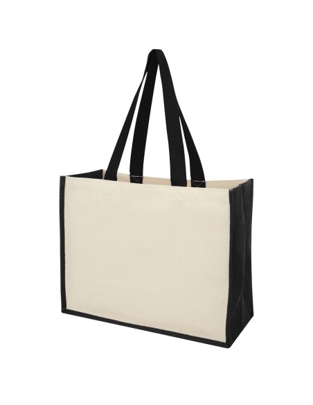 Bolsa Tote para compras de lona y yute de 320 g/m² "Varai"