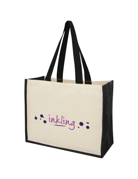 Bolsa Tote para compras de lona y yute de 320 g/m² "Varai"