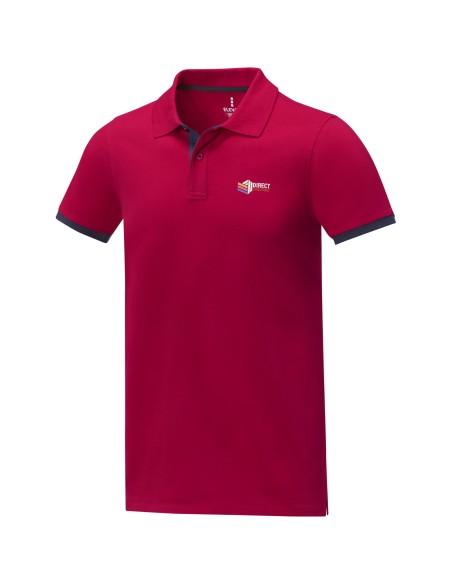 Polo de manga corta de dos tonos para hombre "Morgan"