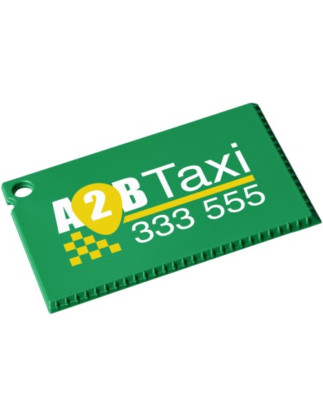 Rascador de hielo de tamaño de tarjeta de crédito Coro