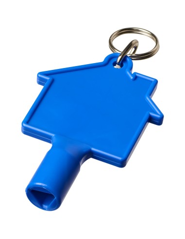 Llave universal con forma de casa y llavero...