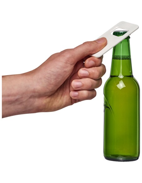 Abrebotellas con forma rectangular "Ojal"
