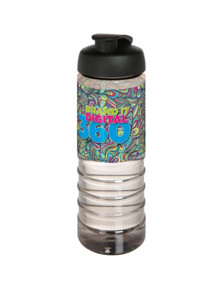H2O Active® Treble Bidón deportivo con tapa Flip de 750 ml