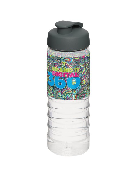 H2O Active® Treble Bidón deportivo con tapa Flip de 750 ml