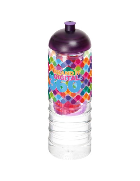 H2O Active® Treble Bidón deportivo e infusor con tapa Dome de 750 ml