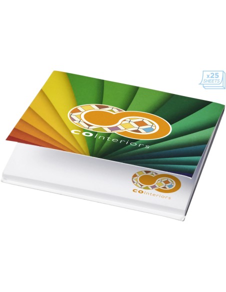 Sticky-Mate® Notas adhesivas de 75x75 con tapa blanda