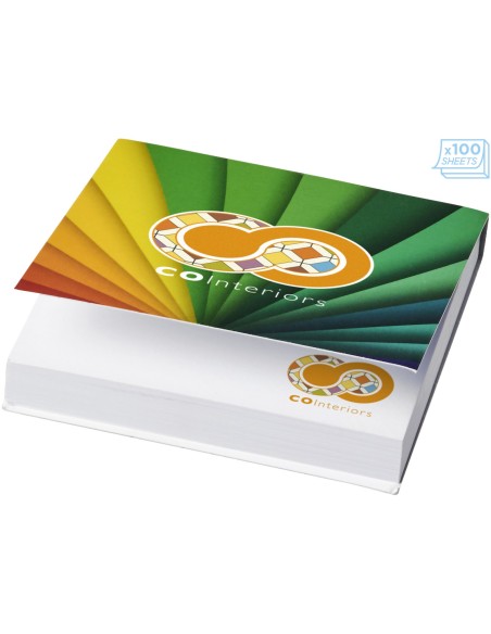 Sticky-Mate® Notas adhesivas de 75x75 con tapa blanda