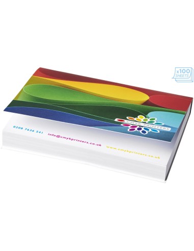 Notas adhesivas de 100x75 con tapa blanda...