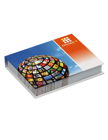 Set de marcapáginas con notas Combi de tapa dura