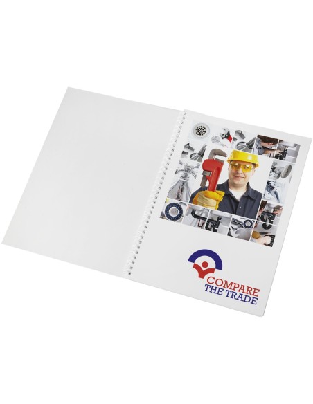 Cuaderno A4 con anillas de alambre y cubierta de PP de Desk-Mate®