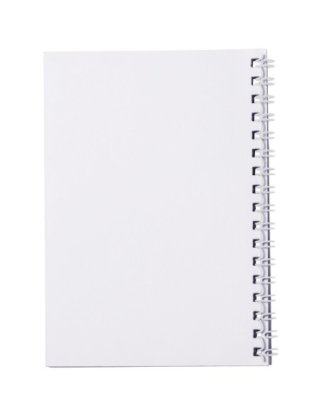 Cuaderno A6 con anillas de alambre y cubierta de PP Desk-Mate®