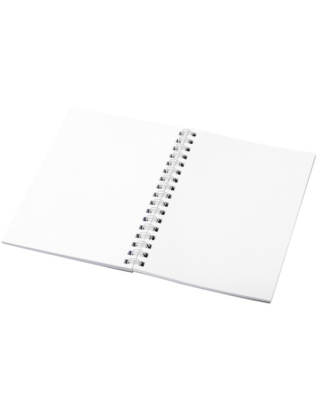 Cuaderno A6 con anillas de alambre y cubierta de PP Desk-Mate®