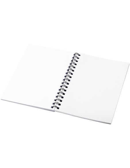 Cuaderno A6 con anillas de alambre y cubierta de PP Desk-Mate®