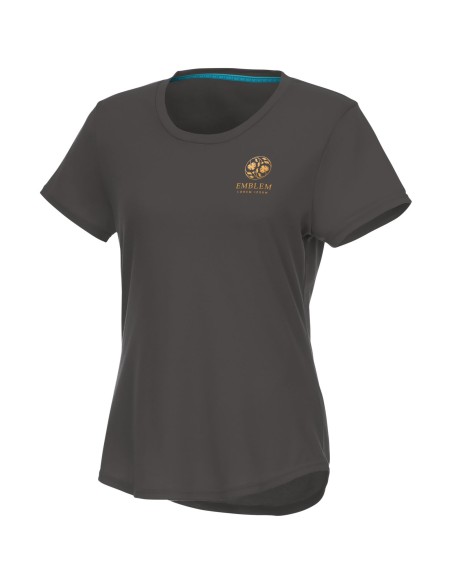 Camiseta de manga corta de material reciclado para mujer "Jade"