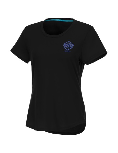 Camiseta de manga corta de material reciclado para mujer "Jade"