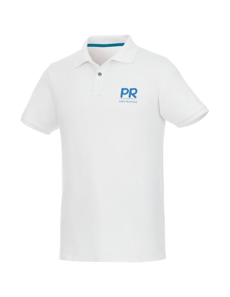 Polo de manga corta de material reciclado orgánico para hombre "Beryl"